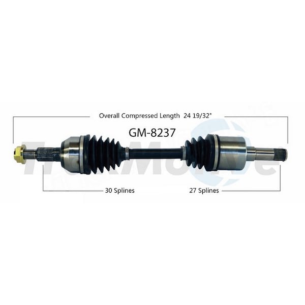 Surtrack Axle Cv Axle Shaft, Gm-8237 GM-8237 - main